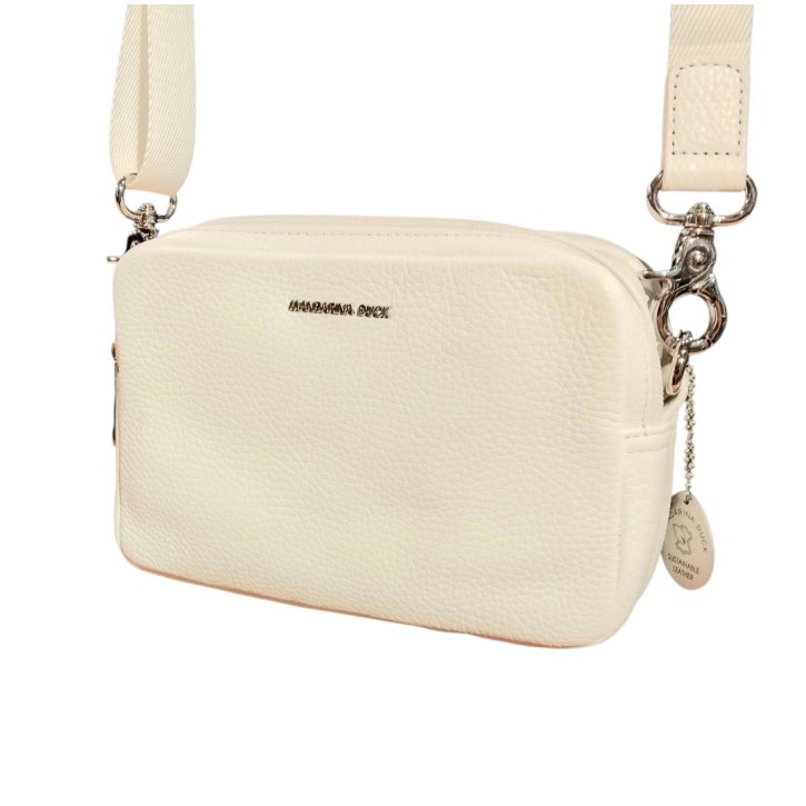 MANDARINA DUCK MELLOW LEATHER Handtasche weiß